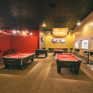 Pool tables and Foosball at K1 Speed Addison