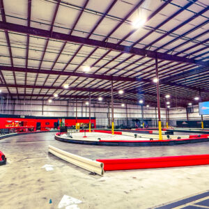 K1 Speed Birmingham's indoor go-kart track