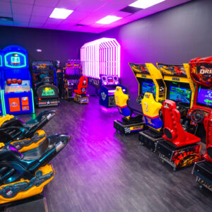 The arcade at K1 Speed in Daytona Beach
