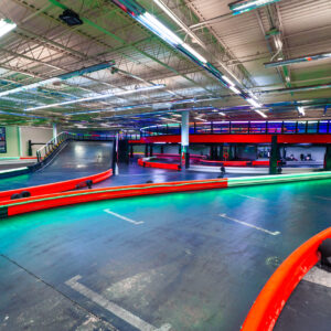 The go-kart track at K1 Speed Daytona Beach