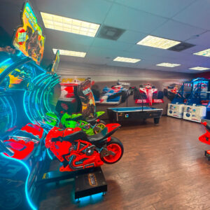 Arcade games at K1 Speed Fort Lauderdale