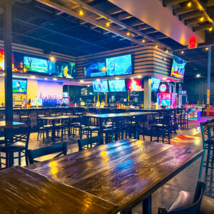 the Paddock Lounge café inside k1 speed jacksonville