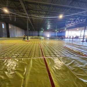 The interior construction of K1 Speed Thornton