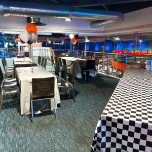 Party area overlooking the Mount Kisco