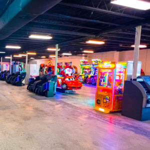 The arcade at K1 Speed New Orleans