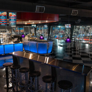 The Paddock Lounge at K1 Speed Sacramento