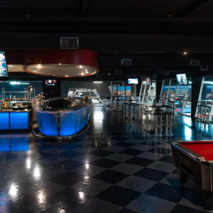 K1 Speed Sacramento's Paddock Lounge