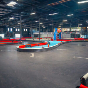 A view of the starting grid at K1 Speed Sacramento.