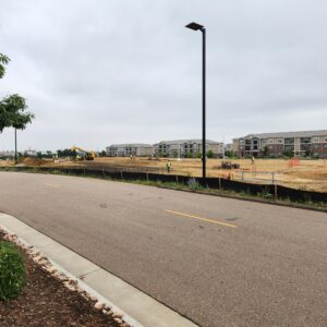 construction at the future site of k1 speed thornton