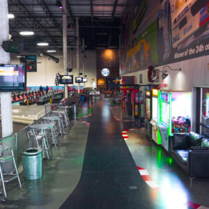 the lobby at k1 speed anaheim