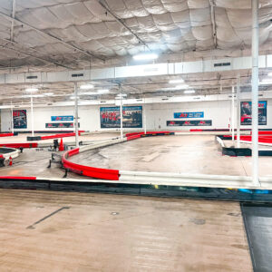 The track at K1 Speed Dallas.