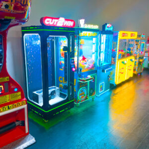 Some of the arcade games at K1 Speed Dallas.