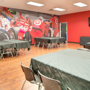 One of the meeting/party rooms at K1 Speed Atlanta