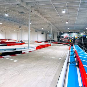 The starting grid on track 2 at K1 Speed Las Vegas