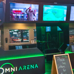 Omni Arena, a VR experience, at K1 Speed