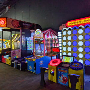 Arcade games at K1 Speed Mokena.