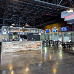 The Paddock Lounge at K1 Speed Mokena.