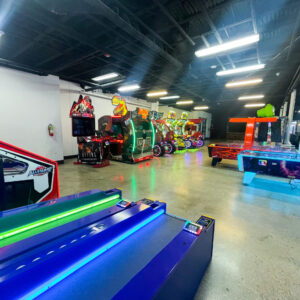 The arcade at K1 Speed New Orleans.
