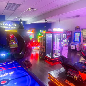 Arcade games at K1 Speed Arlington.