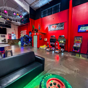 Another view of the pinball games, and arcade offerings at K1 Speed Bend.