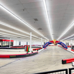The finish line at K1 Speed Cinnaminson.