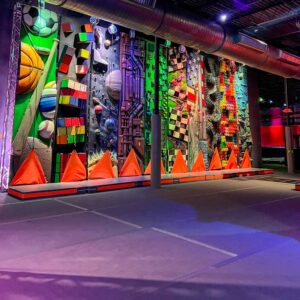 The Rock Wall at K1 Speed Mount Kisco.