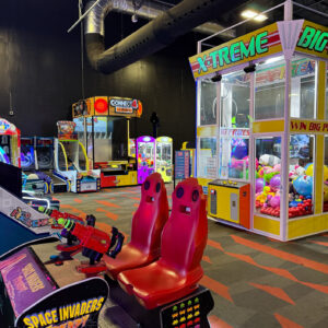 Some of the arcade games at K1 Speed Dulles.