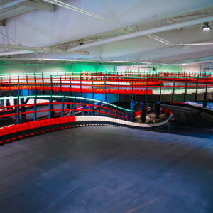 K1 Speed Culver City's indoor multilevel go-kart track