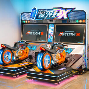 A two-player arcade game at K1 Speed Culver City