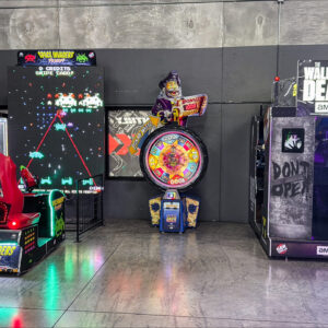 Some of the arcade games at K1 Speed Des Moines, located in Grimes.