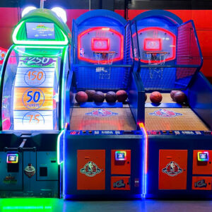 Some of the arcade games at K1 Speed Jessup.
