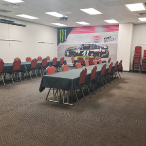 One of the event rooms at K1 Speed in the Palisades Center.