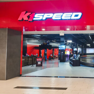The K1 Speed storefront at Palisades Center.