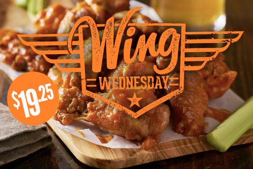 All you can eat wings on Wednesdays at K1 Speed.