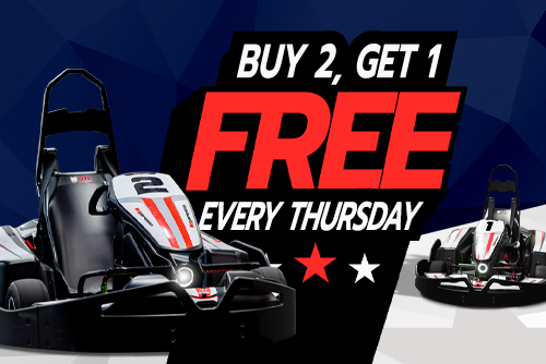 Buy 2, get 1 free every Thursday.
