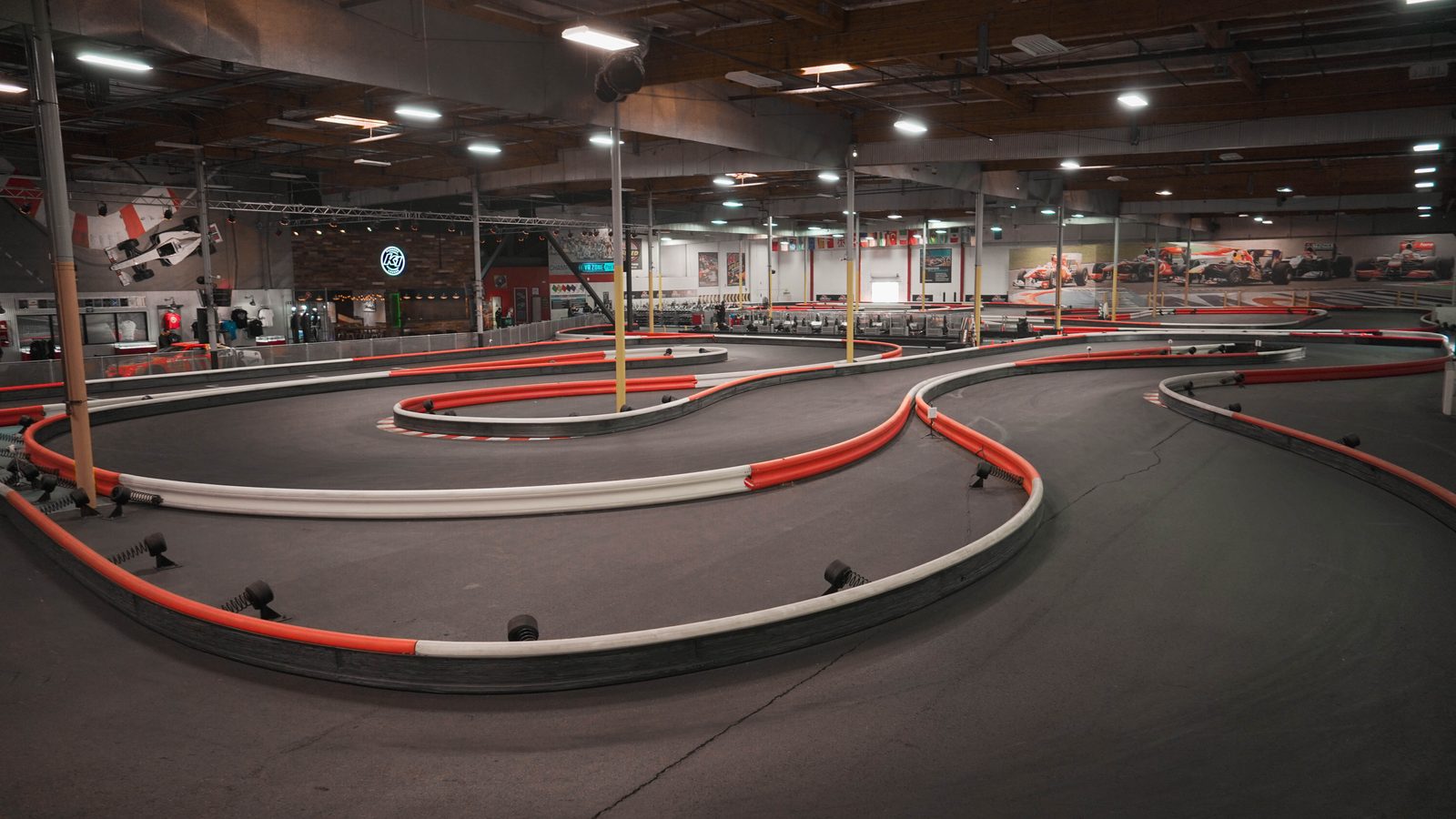 Track 1, rear straight